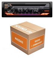 Autoradio Jvc KD-DB922BT FüR Mazda3 Bm/Bn + Bose + Multifunktionslenkrad Bluetoo