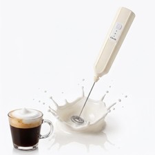 USB Rechargeable Electric Handheld Milk Frother Whisk Drink Mixer Coffee Stirrer