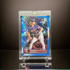 2022 Bowman Chrome Sapphire Edition Joe Ryan Minnesota Twins #8 Rookie Card /150. rookie card picture