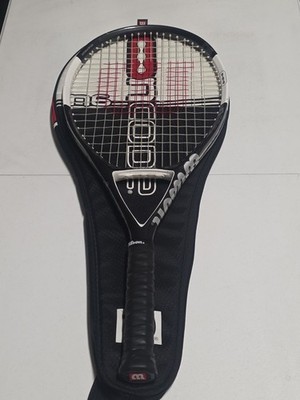 Wilson NCode N6 Oversize Tennis Racquet 110'' sq 4 1/2  Grip With Case