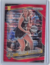 2025 Panini Prizm WNBA #138 Maddy Westbeld Red Pulsar Prizms #/299