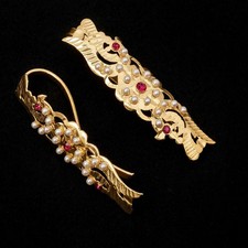 Slim Hair Clips Jewellery Pair J0790