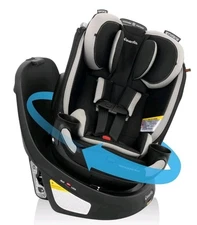 Evenflo Revolve360 Slim 2-in-1 Rotational Car Seat with Quick Clean Cover, Black