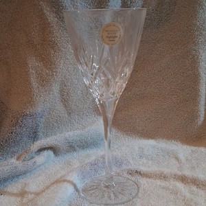 Princess House Lead Crystal Cut Wine Glasses Clear Set of 8 Made in France