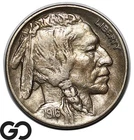 1916-D Buffalo Nickel, Choice XF++ Tougher Date Denver Issue