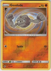 Geodude 33/68 Reverse Holo Hidden Fates