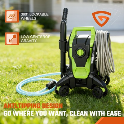 #ad Electric Pressure Washer 2500 PSI High Pressure Washer Portable Powered Washer $89.99