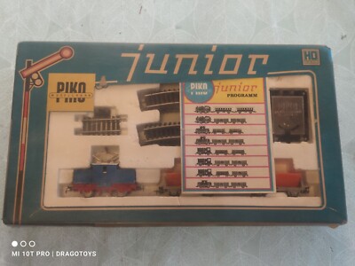 VINTAGE PIKO JUNIOR HO 1:87 16,5 mm LOCOMOTIVE 220V EXPOVITA DDR GERMANY IN BOX