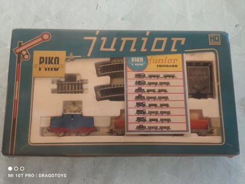 VINTAGE PIKO JUNIOR HO 1:87 16,5mm LOK 220V EXPOVITA DDR GERMANY IN BOX