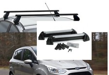 BARRE PORTATUTTO FORD B MAX B-MAX ANNO 2012+PORTASCI 4 PAIA ALLUMINIO 2 SERRATUR