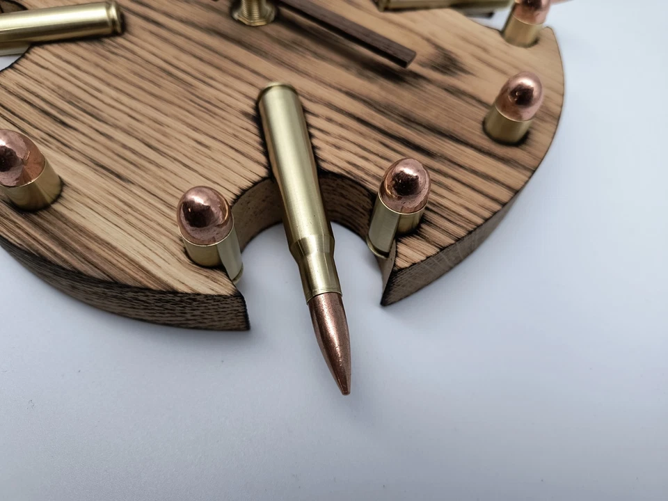 Wanduhr mit Patronen Hülsen DARK Destiny Fmj von Bound by ammo - Bild 3 von 4