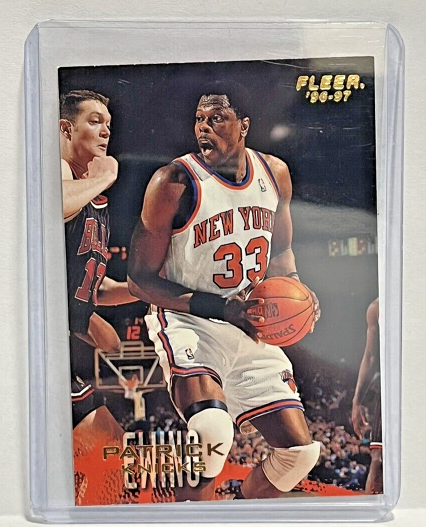 【USA製】NBA KNICKS Patrick Ewing 1996-97 Fleer New York Knicks Basketball Card #71 Patrick Ewing | eBay