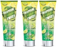 FIESTA SUN TROPICAL LIME TWIST SONNENBANK BR&Auml;UNUNGSLOTION CREME NICHT KRIBBELN 3 X 235ML
