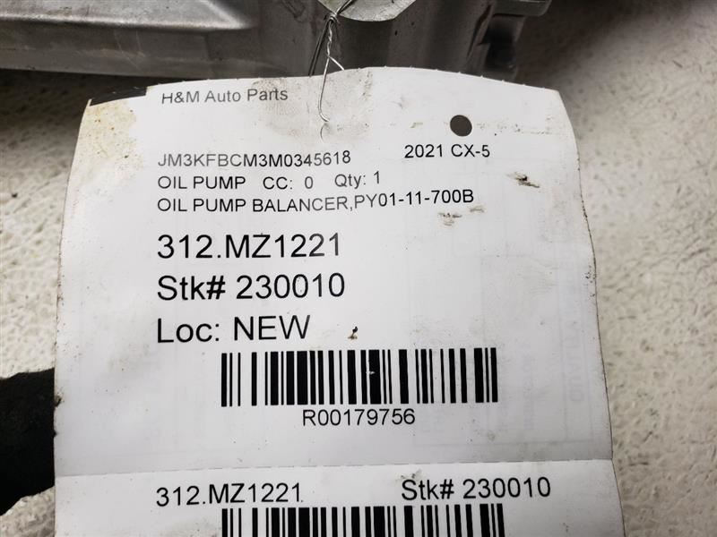 2021 Mazda CX-5 Engine Balance Shaft Assembly OEM PY01-11 2021 Mazda CX-5 Engine Balance Shaft Assembly OEM PY01-11