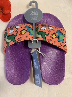 Disney Toy Story Girls Slides Slippers Sandals Water Purple