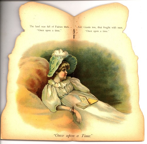 Libro infantil VICTORIANO Tuck circa 1895, NUESTRO PEQUEÑO FAVORITO, con forma 1456 - Imagen 5 de 9