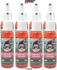 8x Monkey Fresh Liquid Air Freshener CHERRY Scent 2.2oz