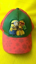 Despicable Me Christmas Baseball Hat Cap Minion Youth Size NEW
