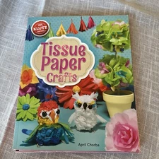 Klutz Tissue Paper Crafts Craft Kit, New Toys And Games Craft Arts Book