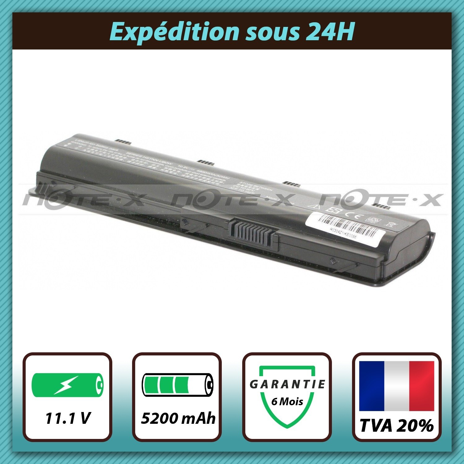 Retrouvez l'autonomie d'origine avec la batterie HP Pavilion g6-1151ef 5200mAh