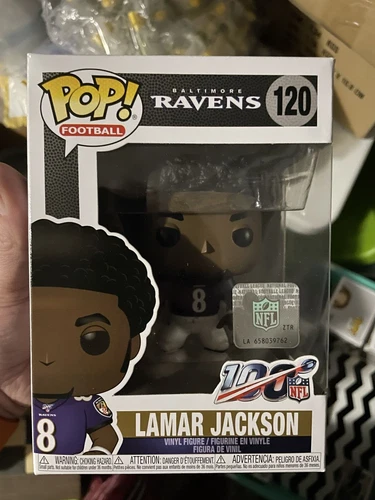 Funko Pop! Football Baltimore Ravens Lamar Jackson NFL #120 NFL 100