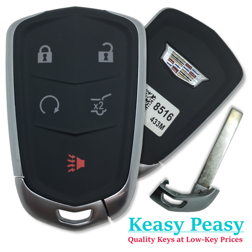 New OEM 20172019 Cadillac XT5 Remote Transmitter Fob W/Uncut Blade FCC HYQ2EB eBay