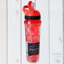 NWT OGGI CHILL TO GO SPORT WATER BOTTLE WITH FREEZER GEL CORE 16 oz 0.475 lt