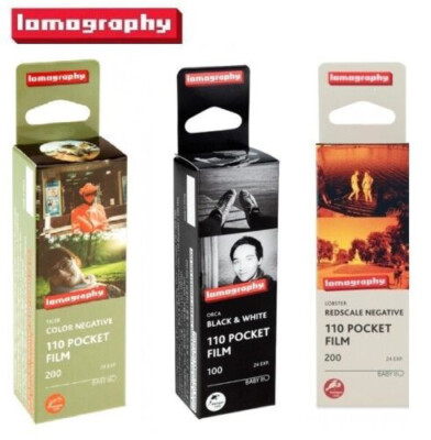 3 x Lomography B&W Orca + Lobster Redscale 200 + TIGER Slide 110 Color Film