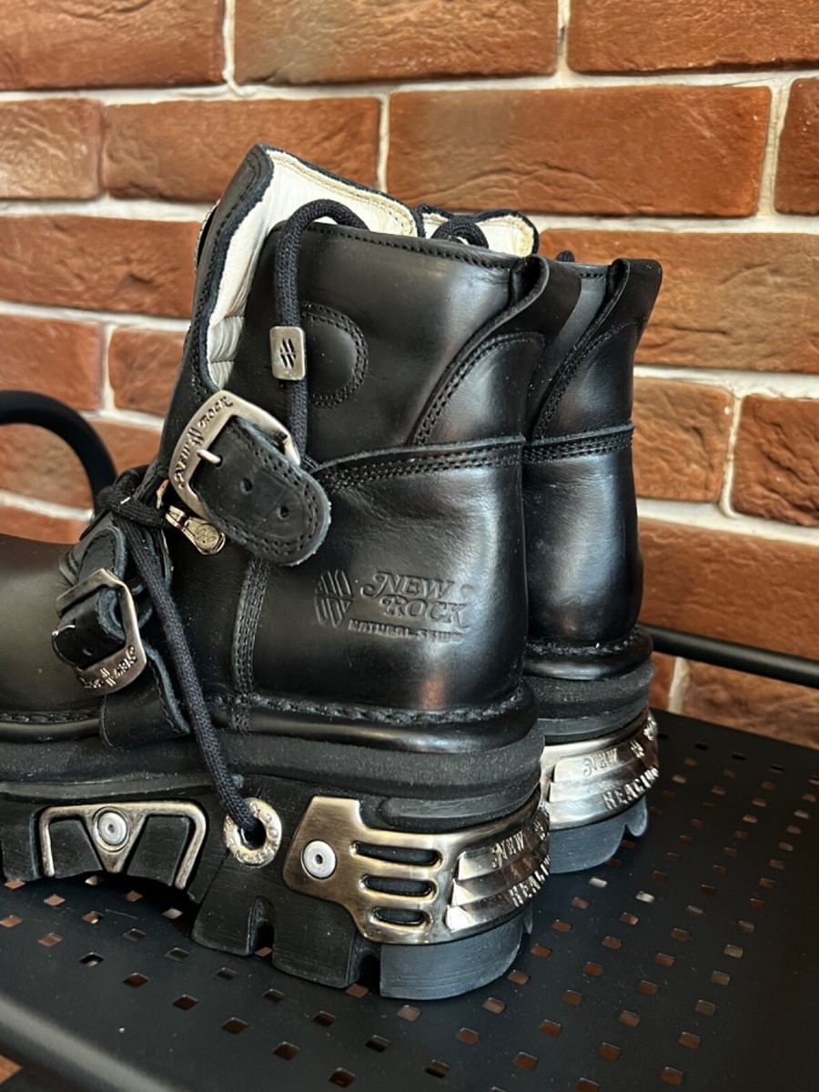 New Rock 988 00s Low Boots Avant Garde Platfrom Vintage 36IT