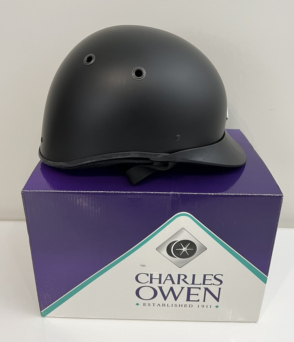 Charles Owen JR8 LTD Riding Helmet -Size 7 1/4 (59CM)- Black