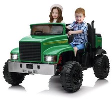 Kids Ride On Truck, 24V Ride On Car With Remote Control,Electric Cars W/Dump Bed