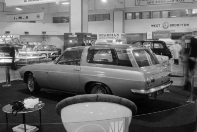 Ogle Triplex GTS Reliant Scimitar Motor Show Advertising 1965 Car 4x6 Photo