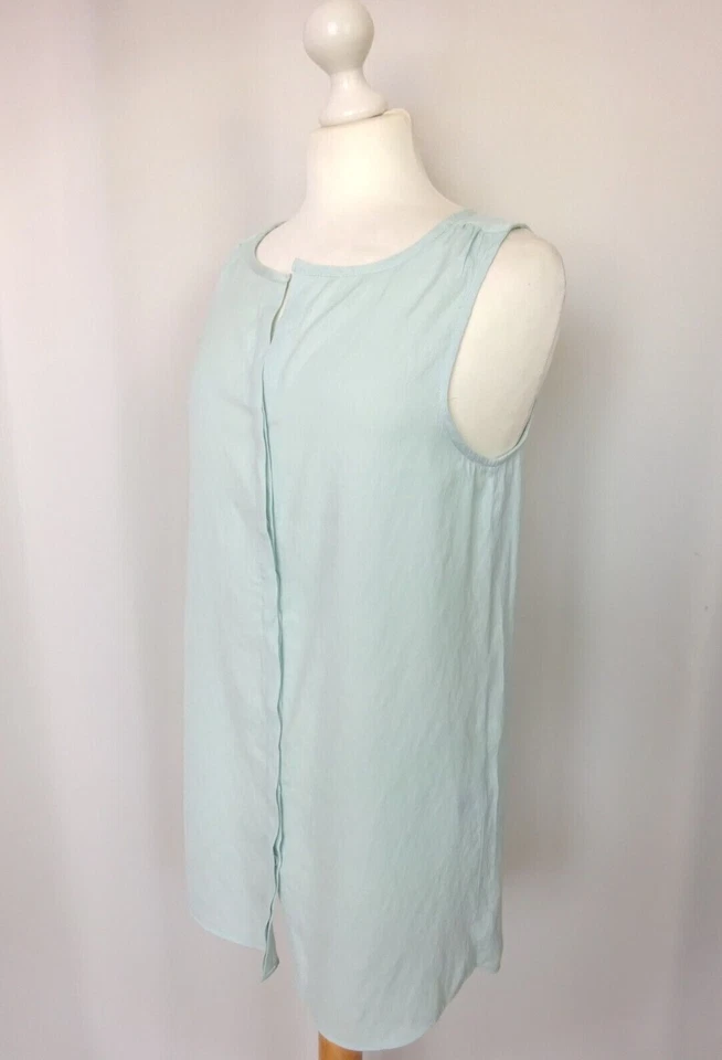 Túnica verde corte informal ""mbyM"" talla XS FR34 US2 UK6 EUR32 - Imagen 2 de 4