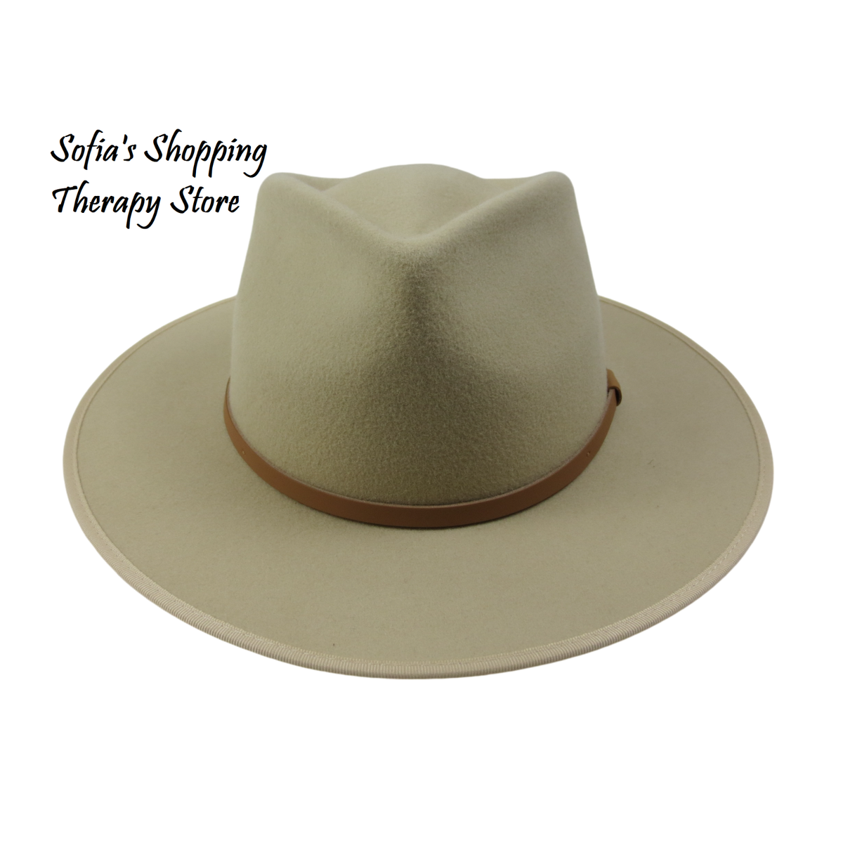 Will + Bear Calloway Cream White Felt Fedora Wool Sun Hat Brand New NWT Size Med Little Calloway Cream – Will & Bear Australia main image 4