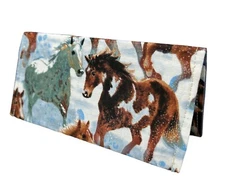 Checkbook covers  HORSES Equestrian  note keeper HANDMADE CHOICE