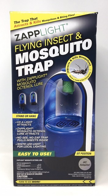 Zapplight Flying Insect & Mosquito Trap LED Lantern/UV Light/Octenol