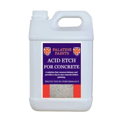 PALATINE PAINTS Acid Etch Concrete solution for preparing and cleaning floors prior to painting