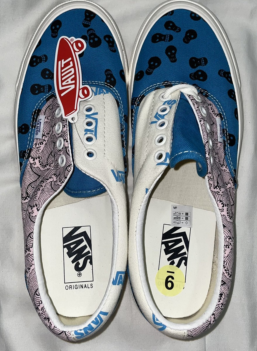 VANS スニーカー　Vintage skull RARE Vans Sk8-Hi Skull & Bones Skateboarding Black Sneakers