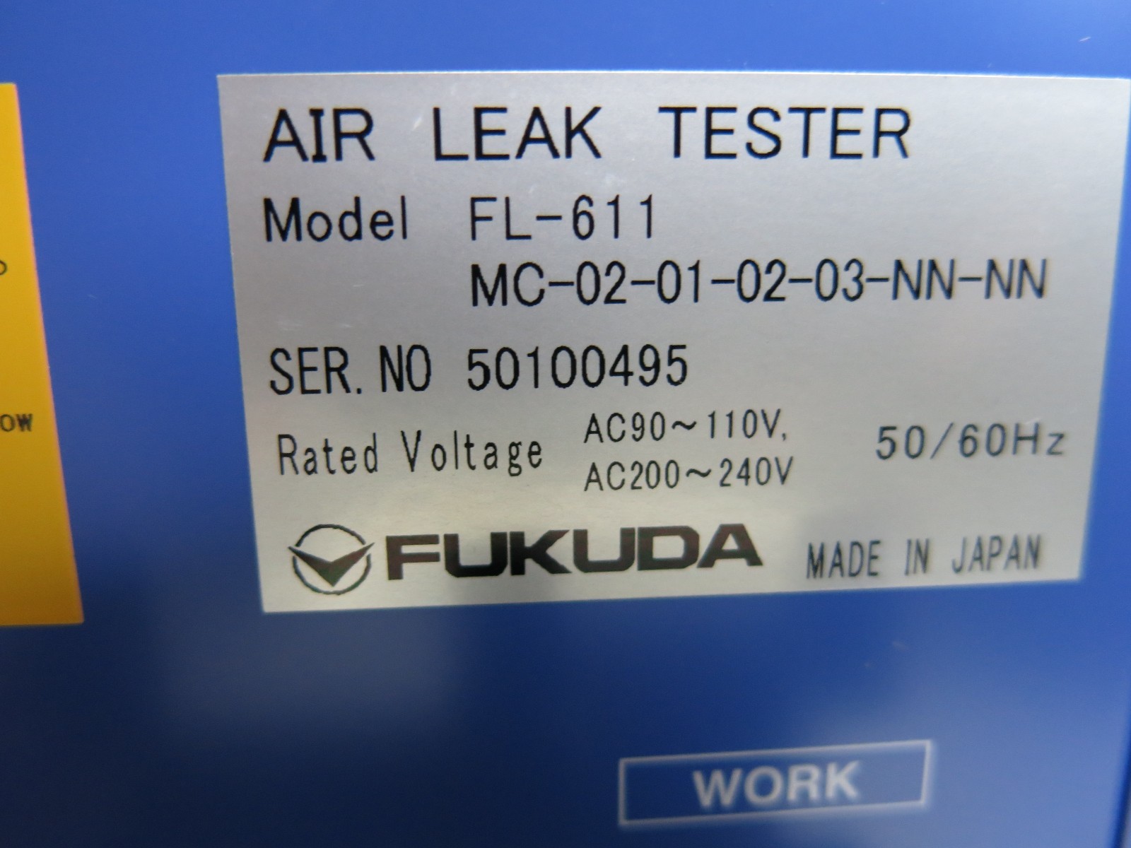 FUKUDA FL611 AIR LEAK TESTER, NEW eBay