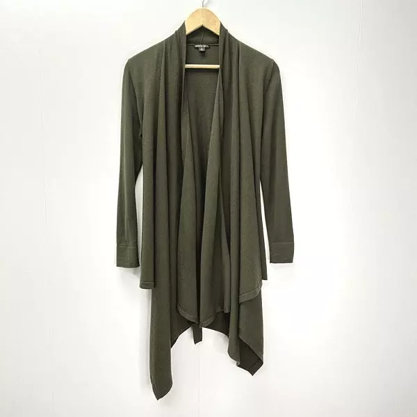 Olive green open front hotsell cardigan