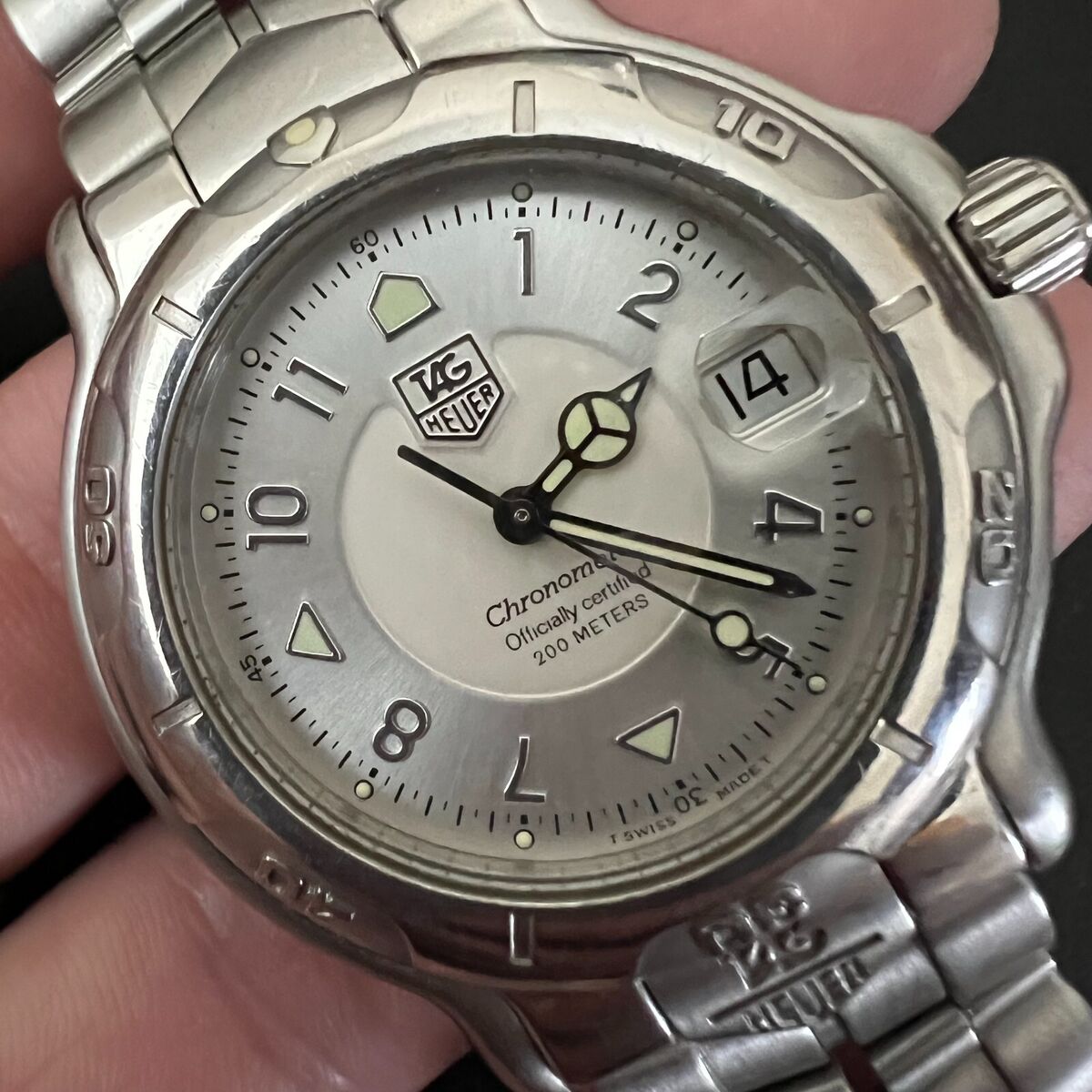 TAG Heuer 6000 WH5111-2 Automatic Silver Dial Date TAG Heuer 6000 WH5111-2 Automatic Silver Dial Date