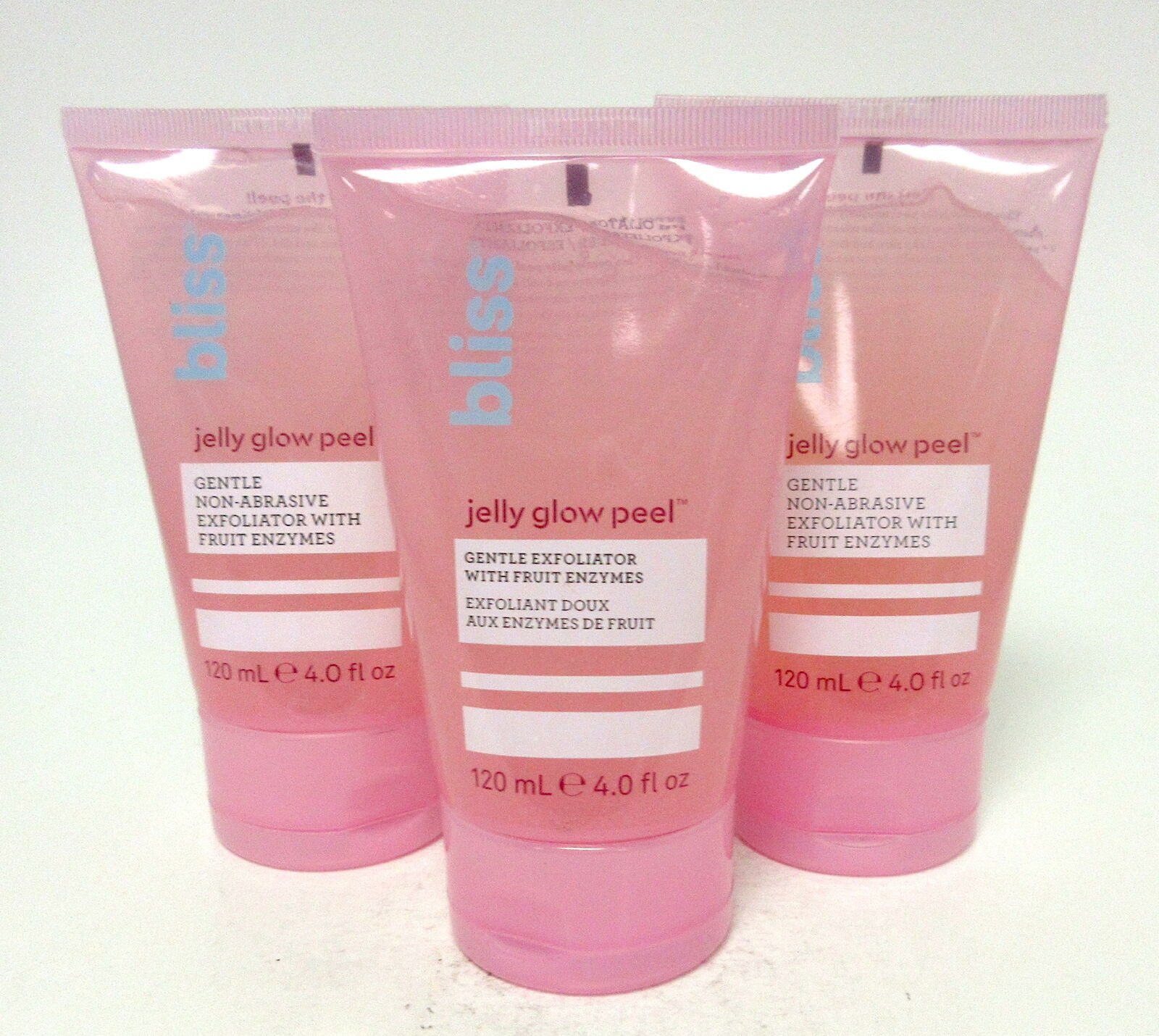 Bliss Jelly Glow Peel Gentle Exfoliator with Fruit Enzymes 4 fl oz