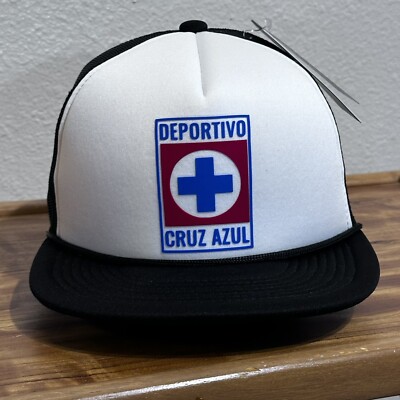 NEW! Cruz Azul Deportivo Mexico Blue Snap Back Hat Men's Foam
