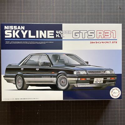 Fujimi 1/24 No.113 NISSAN SKYLINE 4DOOR H.T. GTS R31 ID-113 Model