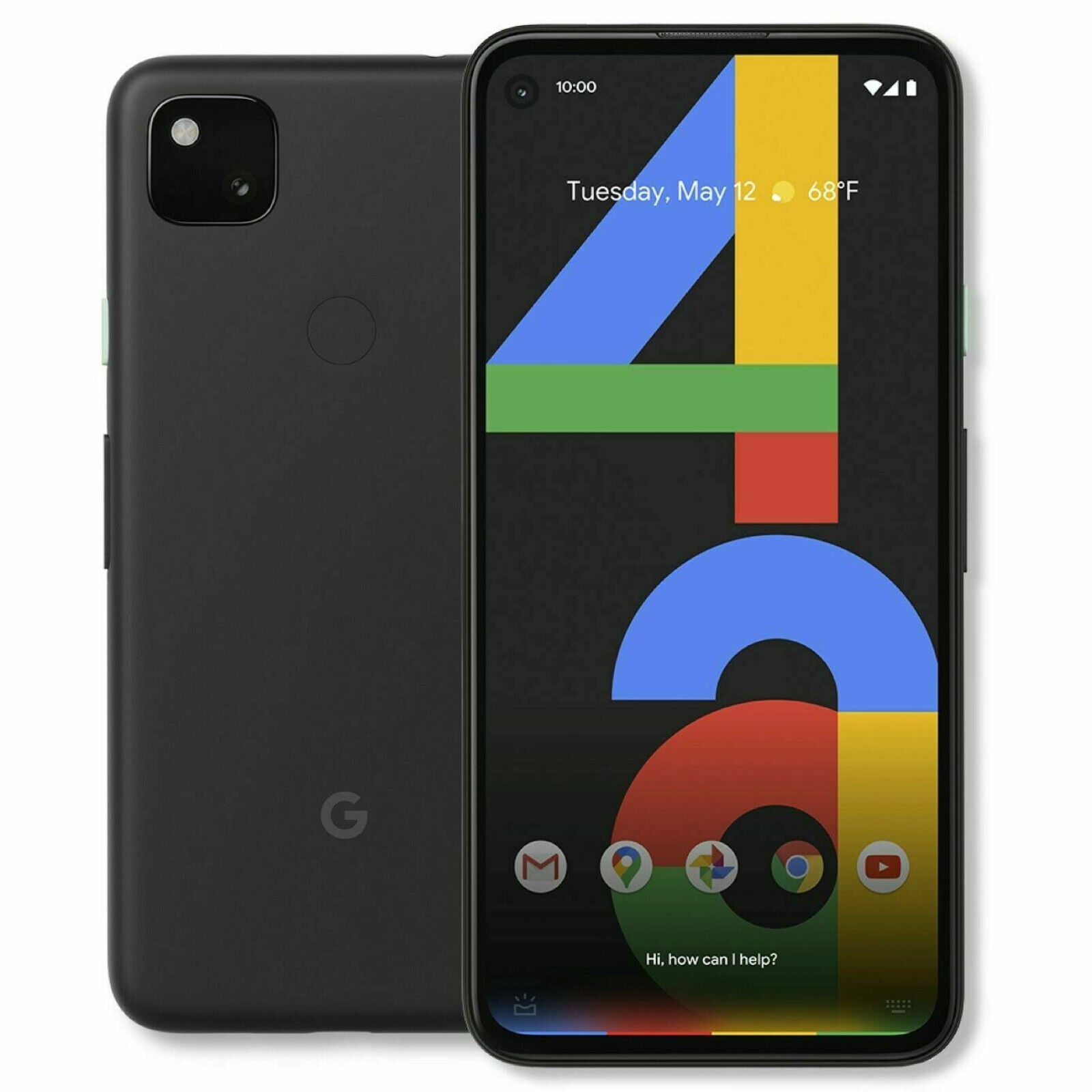 Google Pixel 4a 0.2oz 128GB Just Black New Dual SIM 6,2 