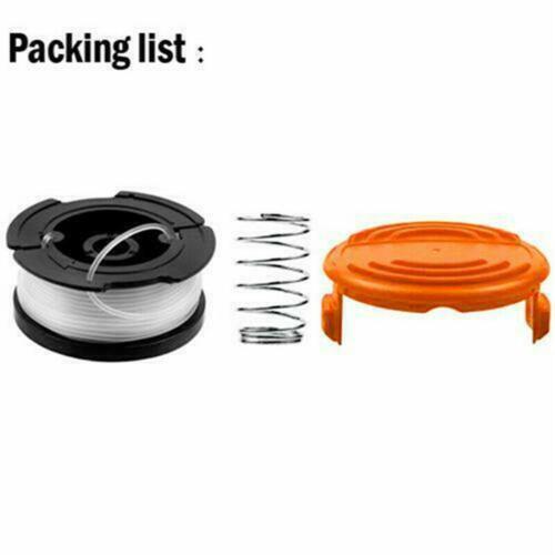 Spool Line+Cap+Spool Spring For Black & Decker Spare String Trimmer Strimmer M - Picture 2 of 9