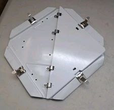 Aluminum Flip Placard LabelMaster 27-YW4CC,16 Legend, 13.5"×13.5"