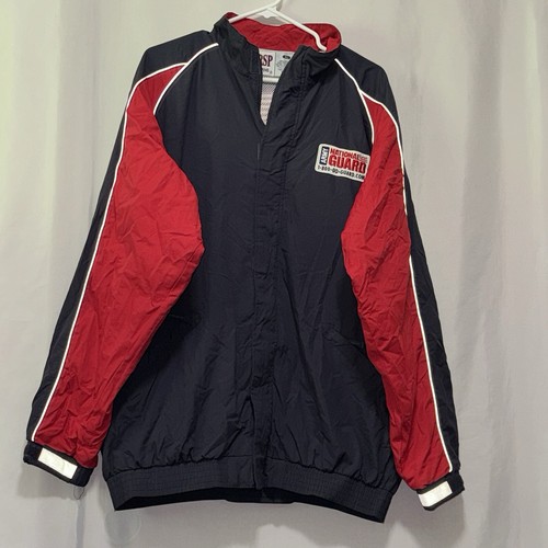 National Guard Jacket Windbreaker Mens Size Xl Guc E300 - Picture 2 of 5