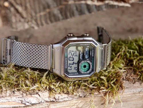 EON “SteelTime” Mod – Custom Full-Metal Casio WS-1700 in AE-1200 Case – Moon PH - Picture 5 of 10