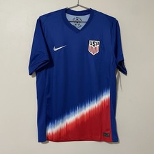 Nike USMNT 2024/25 Blue, White, & Red Away Stadium Jersey Men’s Medium BNWT $95